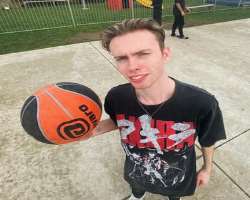 The star enjoys playing basketball in his free time.